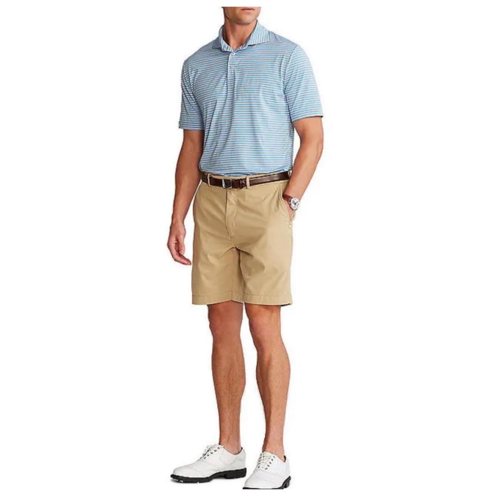 NWT Polo Ralph Lauren RLX Golf Stripe Performance Stretch Polo Shirt - Picture 3 of 8